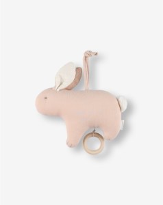 צעצוע קטיפה מנגן לעגלה ולעריסה ארנב צעצוע קטיפה מנגן לעגלה ולעריסה ארנב